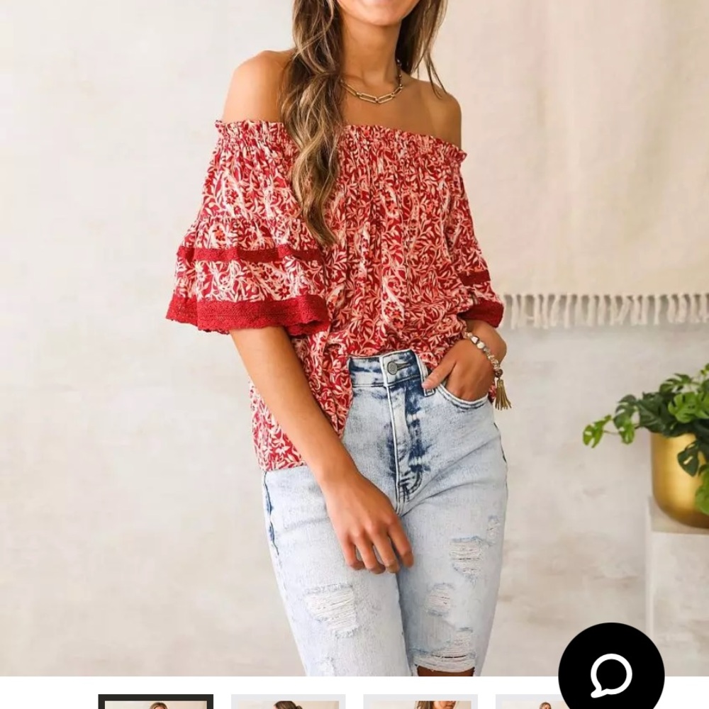 NWT off the shoulder blouse